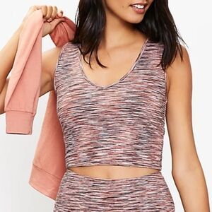 Lou & Grey Space Dye crop top sz small